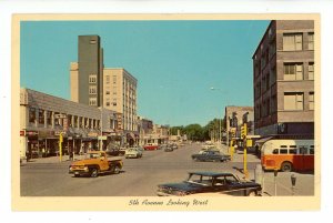 IA - Clinton. 5th Avenue Street Scene looking West ca 1961