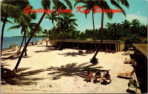 Florida Miami Key Biscayne Cabanas Located On Crandon Park Beach 1969
