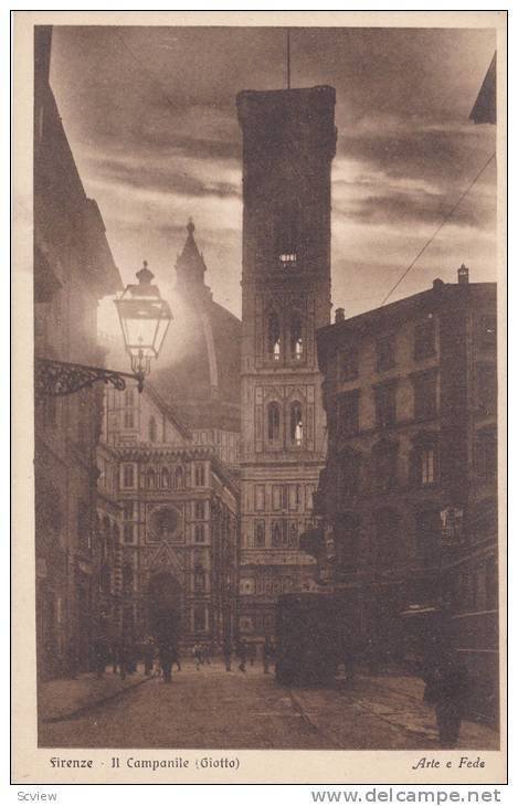 II Campanile (Giotto), Arte e Fede, Firenze (Tuscany), Italy, 1910-1920s