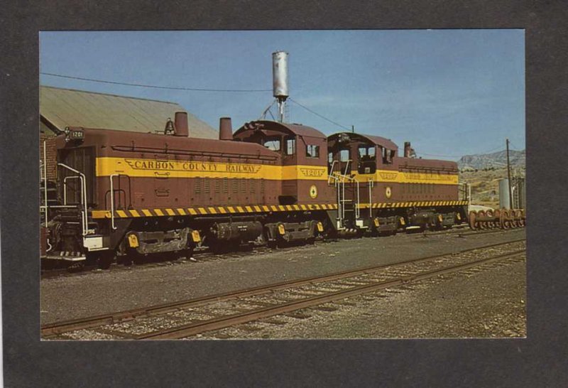 UT Carbon County Railroad train Railway Carbon to Columbia Junction Utah PC