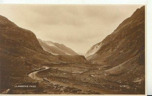 Wales Postcard - Llanberis Pass - Caernarvonshire - Real Photograph - Ref TZ9243