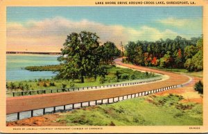 Louisiana Shreveport Lake Shore Drive Around Cross Lake Curteich