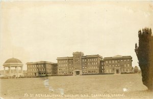 1910 Corvallis Oregon Agricultural Building OAC occupation RPPC Postcard 26-6886
