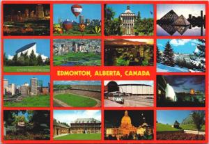 Edmonton Alberta AB Alta Multiview Vintage Postcard D39