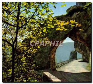 Postcard Modern Tourist Royans Alps Road Combe Laval The split rock