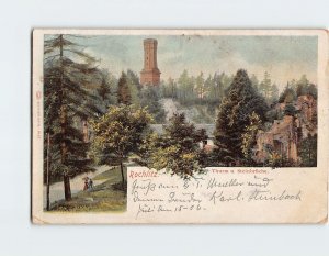 Postcard Thurm u. Steinbrüche, Rochlitz, Germany
