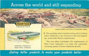 California Santa Clara Norton Factory Industry Advertising Postcard 22-4295