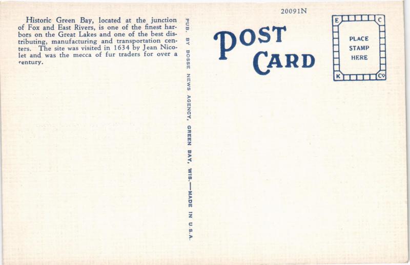 GREEN BAY WISCONSIN AERIAL VIEW