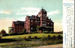 Tucks 5064 Worcester MA Odd Fellow Home Undivided Back Vintage Postcard R48