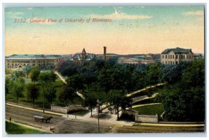 1910 General View University Minnesota Minneapolis Minnesota MN Vintage Postcard