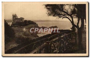 Old Postcard Cote Basque Biarritz Villa Belza