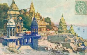 India - Benares Indes Vintage Postcard 02.74