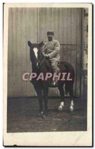PHOTO CARD Horse Riding Equestrian Army