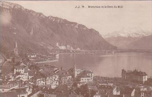 Switzerland Montreux et la Dent du Midi
