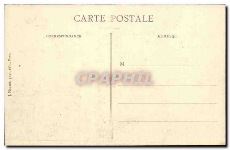 Old Postcard The monoplane Antoinette by Hubert Latham (flat plane)