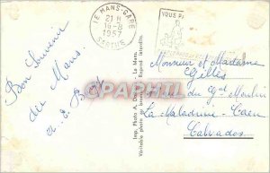 Old Postcard Hello Mans