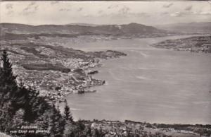 Switzerland Zuricsee vom Etzel aus gesehen 1958 Photo