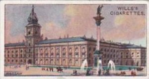 Wills Cigarette Card Russian Architecture No 48 Royal Palace Warsaw