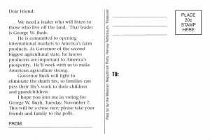 George W. Bush A fresh start for farmers