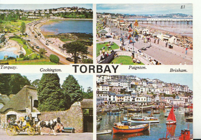 Devon Postcard - Views of Torbay - Ref 18670A