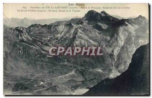 Old Postcard The Alps Panorama Lautaret Road Route Briancon Col du Galibier