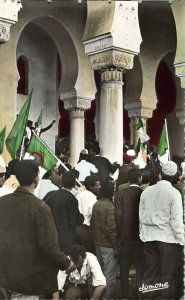 algeria, ALGIERS ALGER, Fêtes de l'Indépendance El-Djezair (1960s) Postcard (3)
