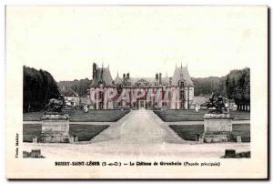 Old Postcard Boissy-Saint-Léger The Chateau of Grosbois (Main Façade)