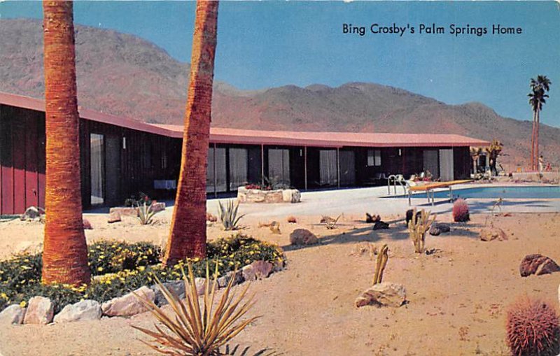 Bing Crosby's Palm Springs Home Palm Springs, California USA