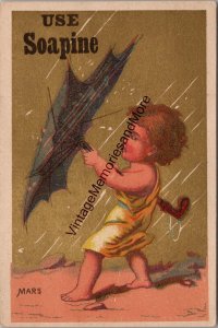 Vintage Kendall Mfg. Co. Soapine Advertising Trade Card PB23