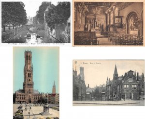 lots40 collection belgium brugge bruges all pre 1920  lot 7 ppc