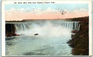 M-19658 Horse Shoe Falls from Canada Niagara Falls Canada