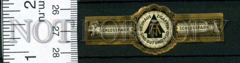 266982 AN SCHLOSSPARK Vintage cigar label
