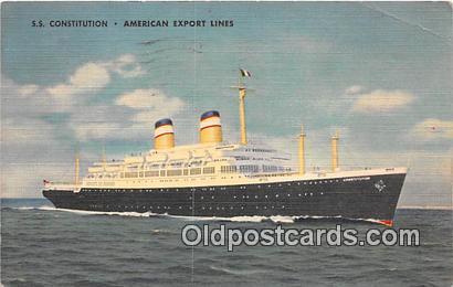 SS Constitution American Export Lines Ship 1952 