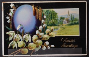 Easter Greetings - 1911 to West Hoboken, NJ