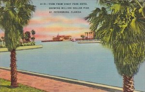 Florida Saint Petersburg View From Vinoy Park Hotel Showing Million Dollar Pier