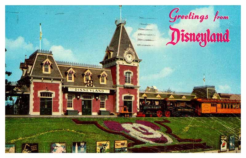 Postcard AMUSEMENT PARK SCENE Anaheim California CA AS0220