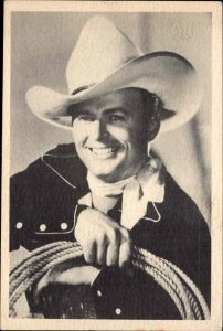 Universal Studios CA Bob Baker Cowboy Actor 1930s-50s Vintage Postcard