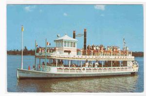 Paddle Wheel Steamer Queen West Palm Beach Florida postcard