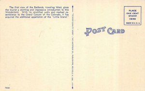 ND, North Dakota CHATEAU DE MORES & CEDAR CANYON~Badlands  *2* c1940's Postcards