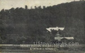 Trolley Station - Riverhurst, New York NY  