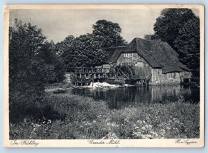 Hamburg Germany Postcard Grander Mill Oldest Building 1932 Vintage Posted