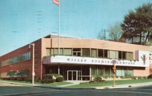 Vintage Postcard 1956 Miller Brewing Company Building Milwaukee Wisconsin WI