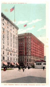 Massachusetts  Boston Masonic Temple and Hotel Touraine