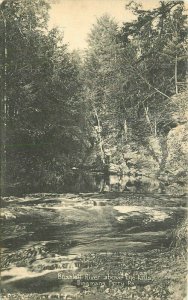 Bushkill River Falls Dingman's Ferry Pennsylvania C-1910 Postcard 20-10670