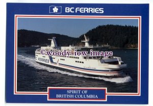FE2010 - Canadian B C Ferry - Spirit of British Columbia - postcard