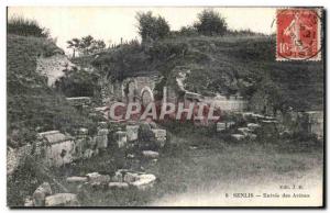 Old Postcard Senlis Entree des Arenes