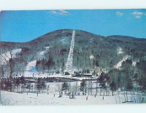 Chrome SKIING SCENE Mount Sunapee State Park - Newbury & Newport NH AG4947@