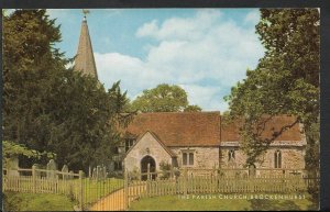 Hampshire Postcard - The Parish Church, Brockenhurst   RS326