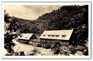 c1940's Tapoco Lodge Tapoco North Carolina NC Cline RPPC Photo Vintage Postcard