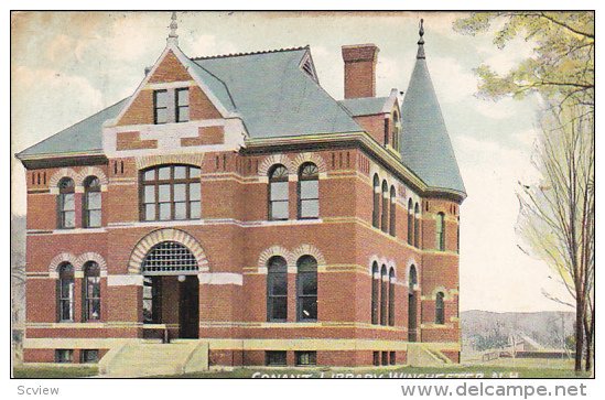 Conant Library, WINCHESTER, New Hampshire, PU-1911